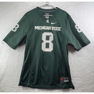 Nike Kirk Cousins Michigan State Spartans Rush Jersey #8 Mens Small